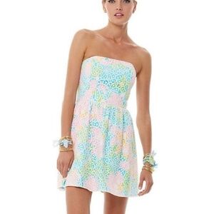 Lilly Pulitzer Lottie strapless lace dress